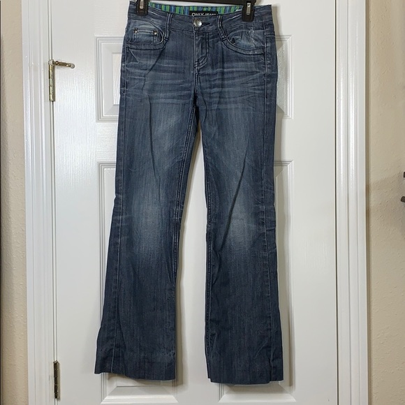 Only Unique Appearance Jeans w/Car Street Patches - Picture 4 of 8